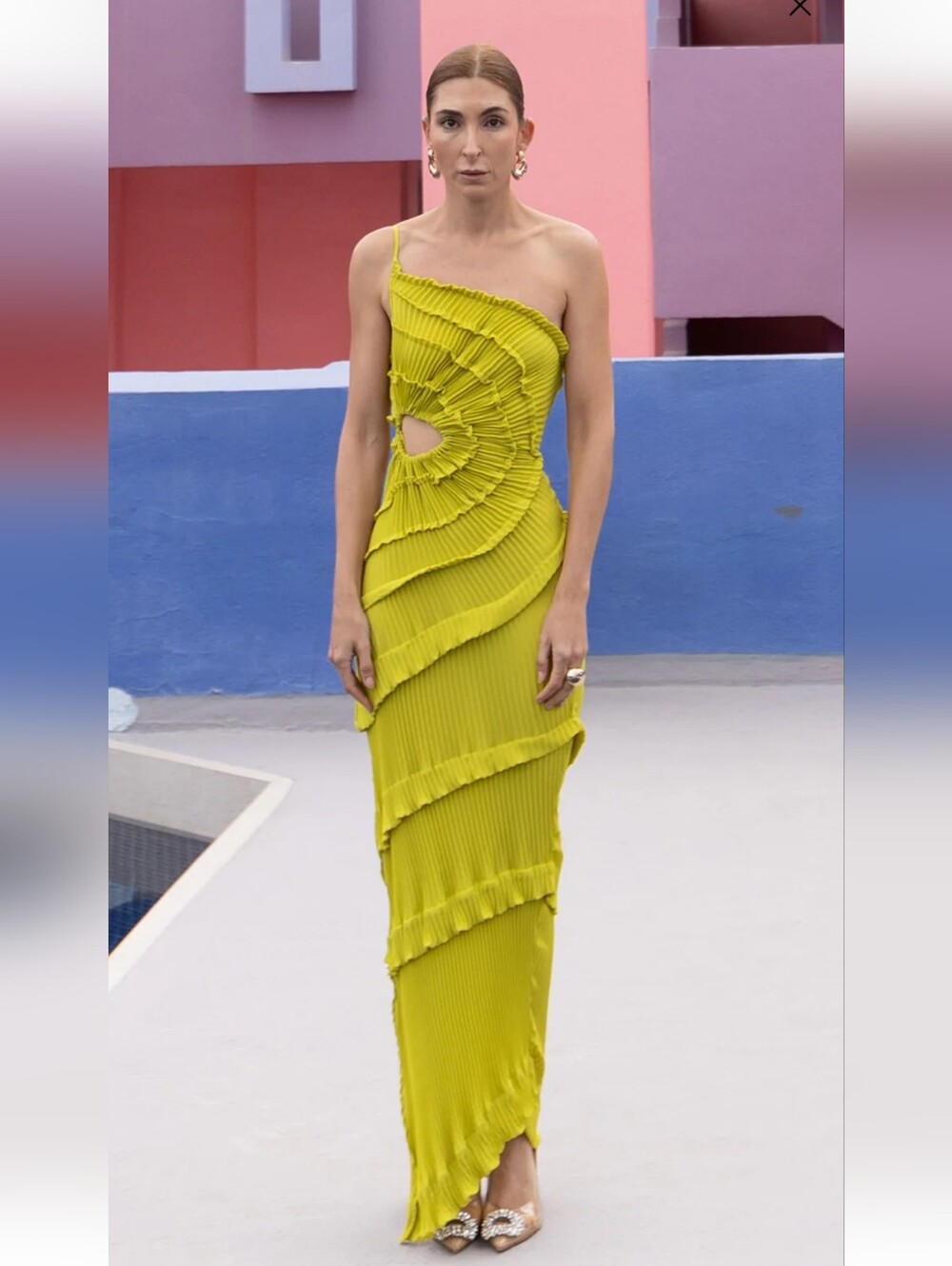 Georgia Hardinge Magnitude Dress Lime